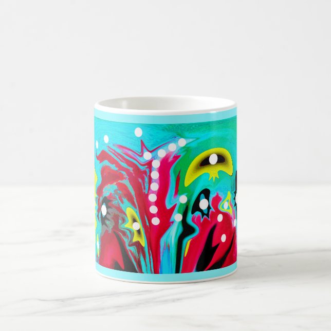 Caneca De Café Superfície de uma arte da lua alienígena (Centro)