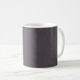 Caneca De Café Superfície texturizada roxa escura com padrão espi
