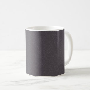 Caneca De Café Superfície texturizada roxa escura com padrão espi