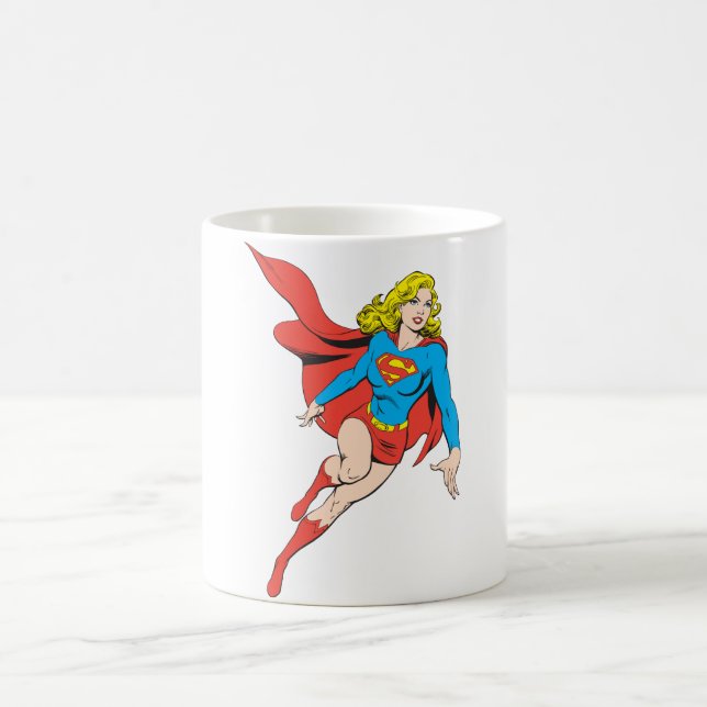 Caneca De Café Supergirl em Movimento (Centro)