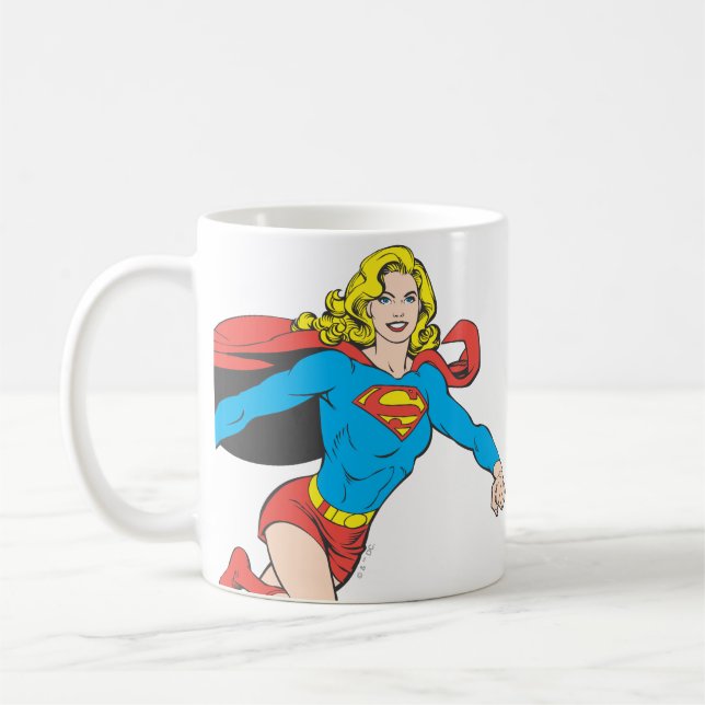 Caneca De Café Supergirl Pose 1 (Esquerda)