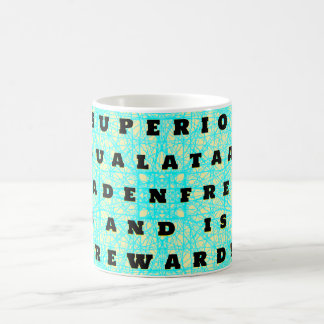 CANECA DE CAFÉ "SUPERIOR-EQUALATAAA" SCHADENFREUDE!