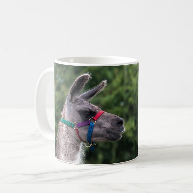 Caneca De Café Superioridade de Llama (Frente Esquerda)