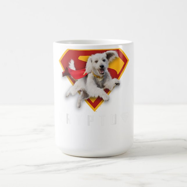 Caneca De Café Superman (2025 Movie) Krypto Shield T-Shirt (Centro)