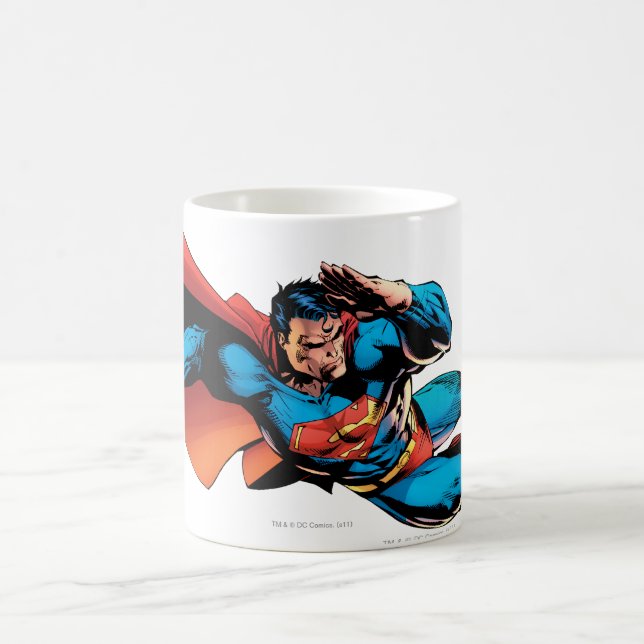 Caneca De Café Superman Flying Kick (Centro)