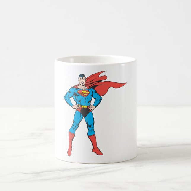 Caneca De Café Superman Posing (Centro)
