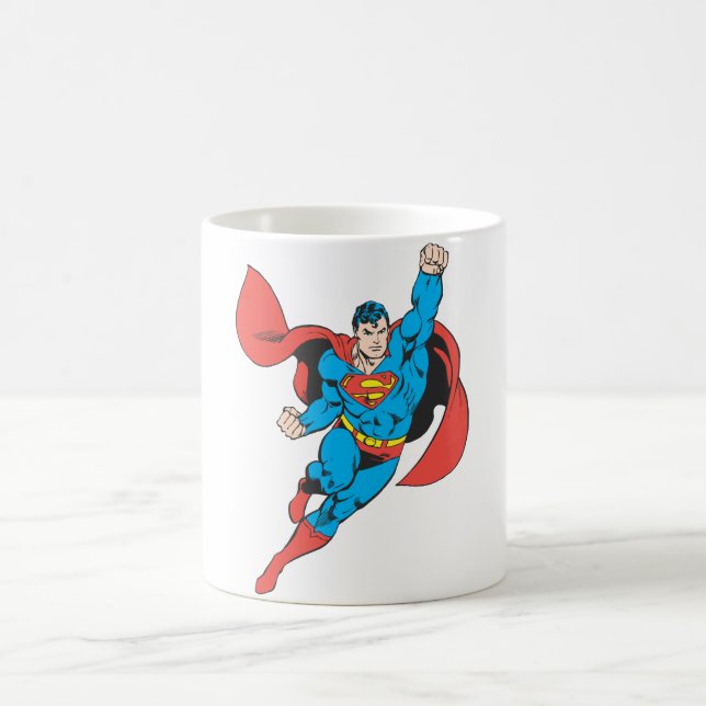 Caneca De Café Superman Right Fist Raised (Centro)