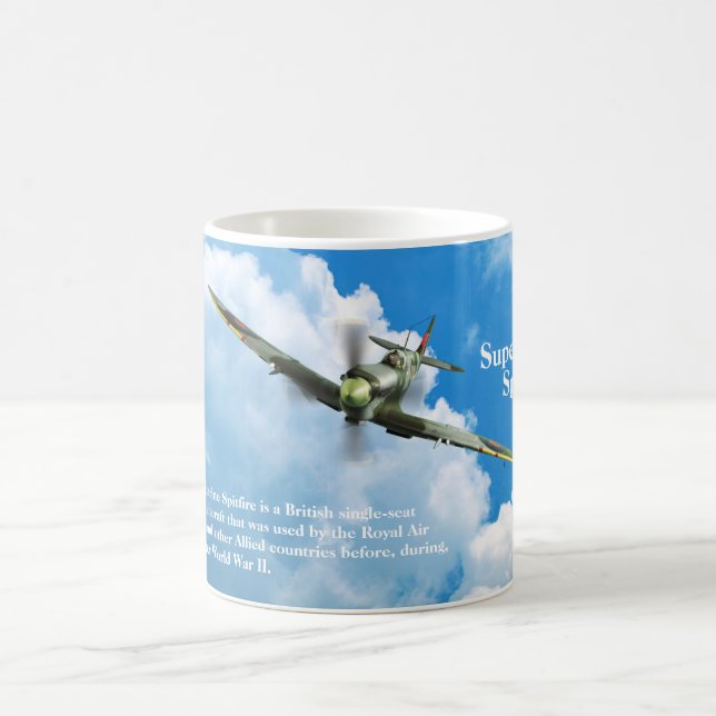Caneca De Café Supermarine Spitfire (Centro)
