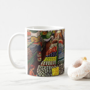 Caneca De Café Supermercado de Negócios Vintage, Alimentos e Bebi