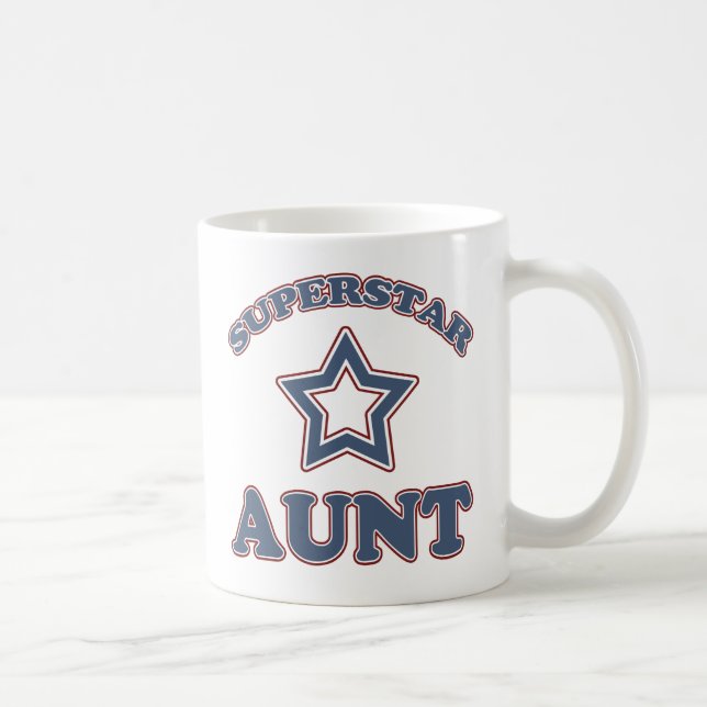 Caneca De Café Superstar Aunt (Direita)