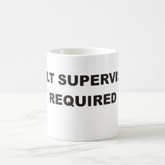 Caneca De Café Supervisão adulta Mug.1 exigido