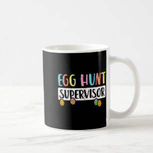 Caneca De Café supervisor de caça aos ovos de Páscoa engraçado mã