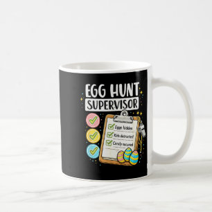 Caneca De Café Supervisor de Caça aos Ovos de Páscoa Homens Mulhe