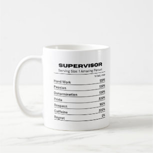 Caneca De Café Supervisor Trabalhador Legal Conselheiro