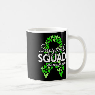 Caneca De Café Suportar Corações Verdes de Sensibilização para a 