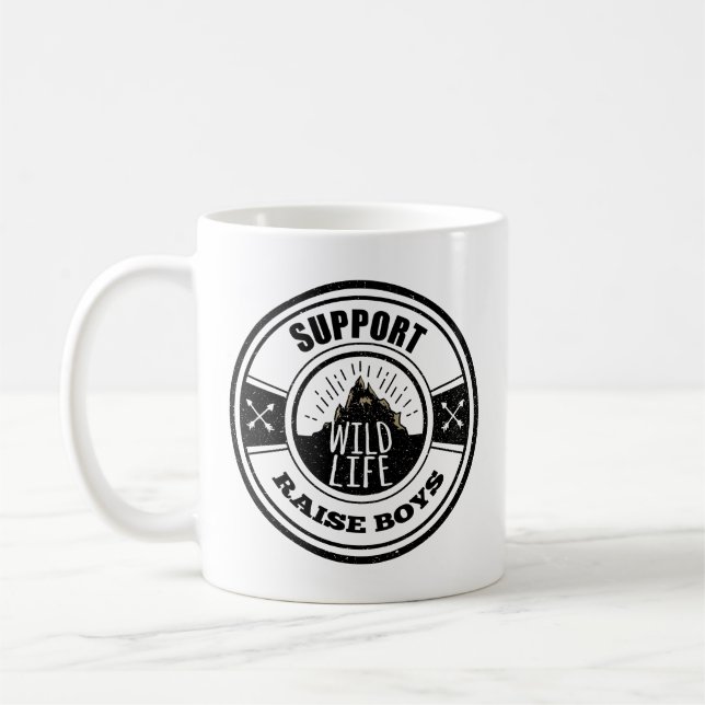 Caneca De Café Suportar Meninos Selvagens (Esquerda)
