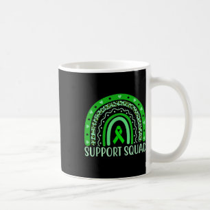 Caneca De Café Suportar saúde mental no esquadrão verde