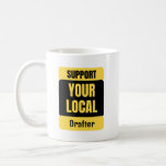 Caneca De Café Suportar Seu Dragão Local<br><div class="desc">Presente de aniversário engraçado e incrível para dia de as mães,  dia de os pais,  natal,  para mãe,  pai,  amante,  marido e esposa</div>