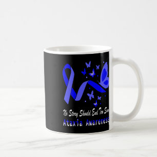 Caneca De Café Suporte à Borboleta de Conscientização da Ataxia