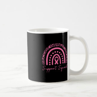 Caneca De Café Suporte à Consciência do Cancer de Mama em Esquadr