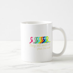 Caneca De Café Suporte à faixa de sensibilização do cancer