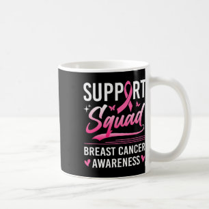 Caneca De Café Suporte ao assistente de Cancer de mama da família
