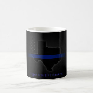 Caneca De Café Suporte ao Texas Polícia Coffee Mug