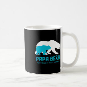 Caneca De Café Suporte ao Urso Sensibilização para a Doença Renal
