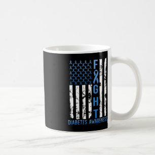 Caneca De Café Suporte Contra Diabetes Tipo 1, Tipo 1, Contra o S