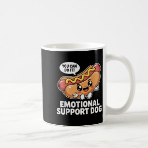 Caneca De Café Suporte Emocional Engraçado Cães Quentes Motivação