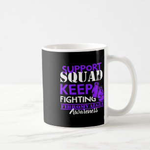 Caneca De Café Suporte Esquadrão I Resposta Crônica à Dor Fibromi