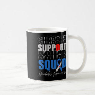 Caneca De Café Suporte Faixa Azul Esquadrão Fita T1d Sensibilizaç