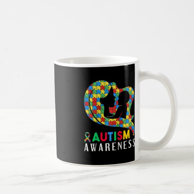 Caneca De Café Suporte Mês a Deficiências de Sensibilização para  (Direita)