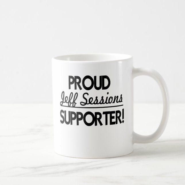 Caneca De Café Suporte orgulhoso de Jeff Sessions! (Direita)