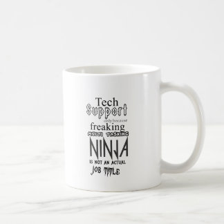 Caneca De Café Suporte técnico Ninja