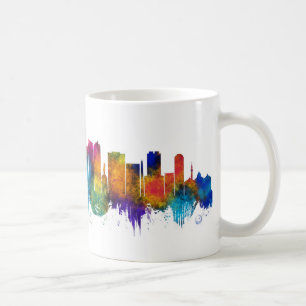 Caneca De Café Surabaya Indonesia Skyline