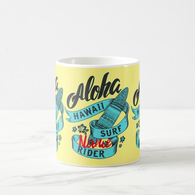 Caneca De Café Surf Aloha Hawaii Rider Thunder_Cove (Centro)