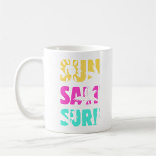Caneca De Café Surf de Sal Sun - Víblias de Verão