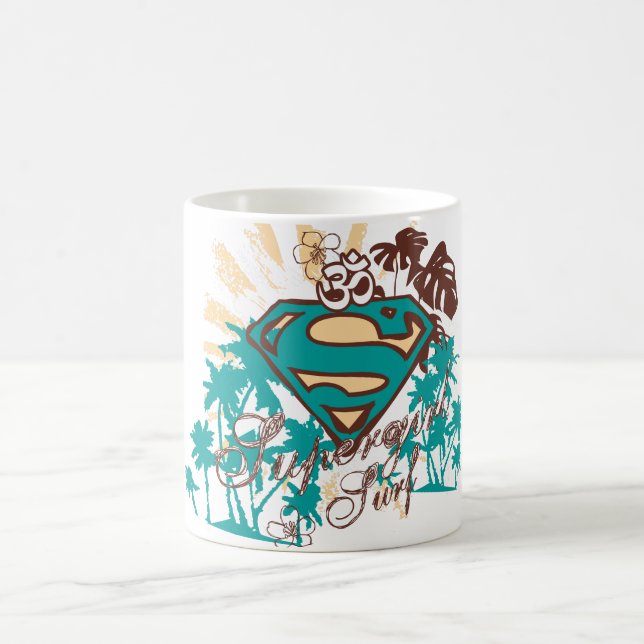 Caneca De Café Surf de Supergirl (Centro)