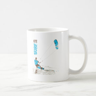 Caneca De Café surf do papagaio