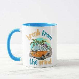 Caneca de Café Surf Van