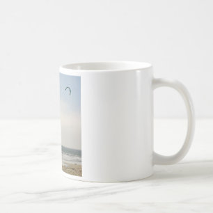 Caneca De Café Surfar do papagaio
