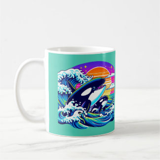 Caneca De Café Surfar nas ondas