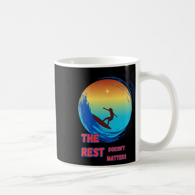 Caneca De Café Surfe (Direita)