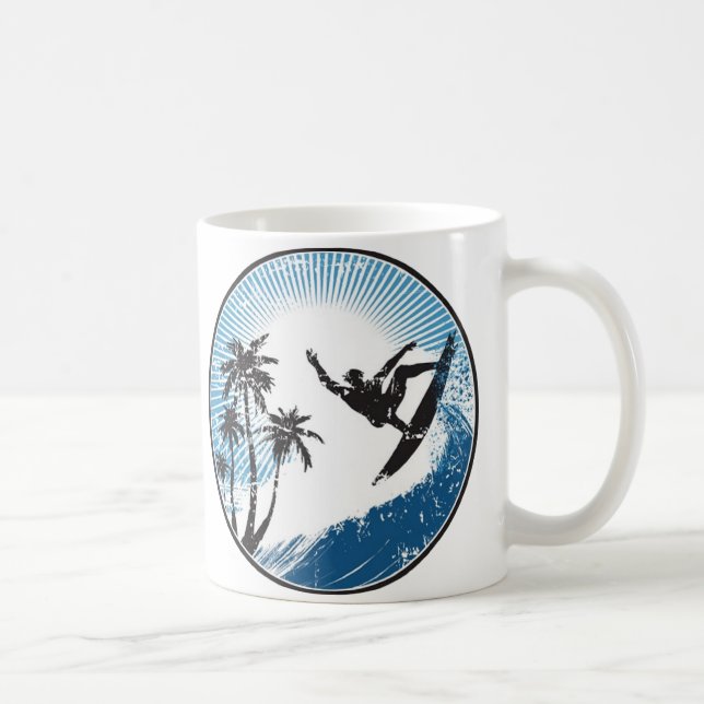 Caneca De Café Surfe (Direita)