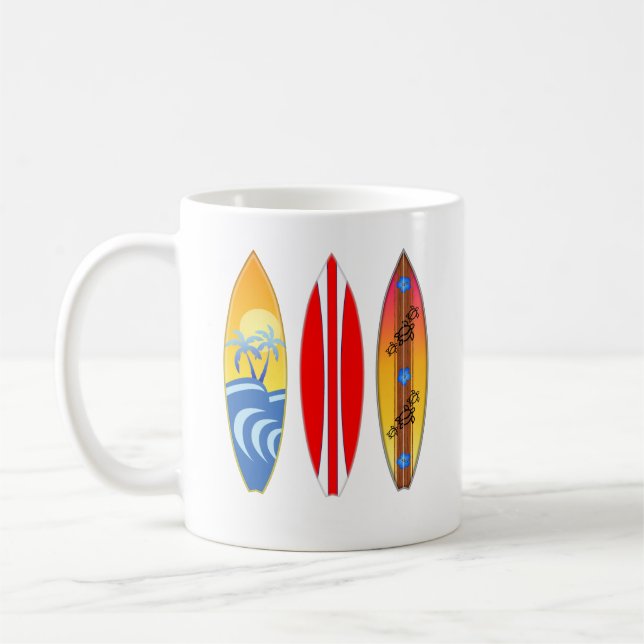 Caneca De Café Surfe em Vintage (Esquerda)