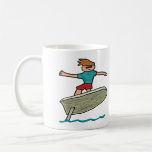 Caneca De Café Surfe no Foil