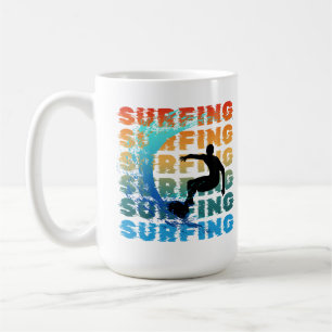 Caneca De Café surfe verão surfista praia surfe oceano