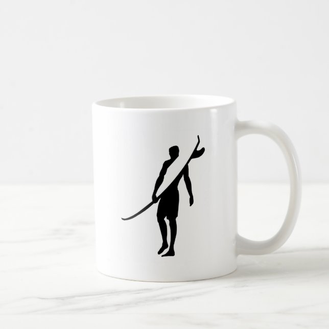 Caneca De Café surfer1 (Direita)