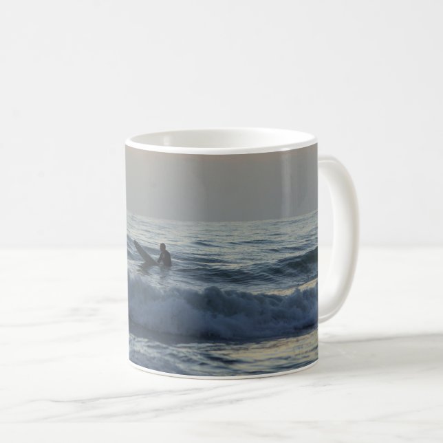 Caneca De Café Surfer Aguarda Coffee Mug (Frente Esquerda)